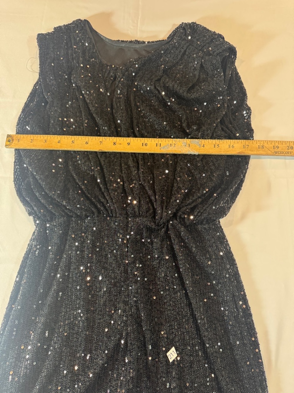 DO+BE Black Sequin Short Party Dress - Picture 9 of 9